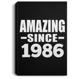 38th Birthday Amazing Since 1986 - Canvas Portrait