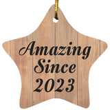 1st Birthday Amazing Since 2023 - Star Ornament C