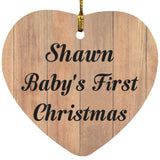 Shawn Baby's First Christmas - Heart Ornament C