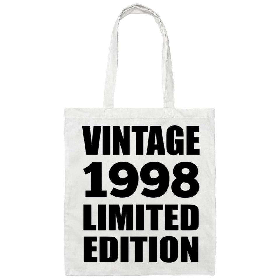 26th Birthday Vintage 1998 Limited Edition - Tote Bag White