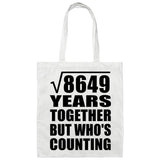 93rd Anniversary Square Root of 8649 Years Who's Counting - Tote Bag White