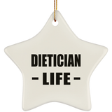 Dietician Life - Star Ornament