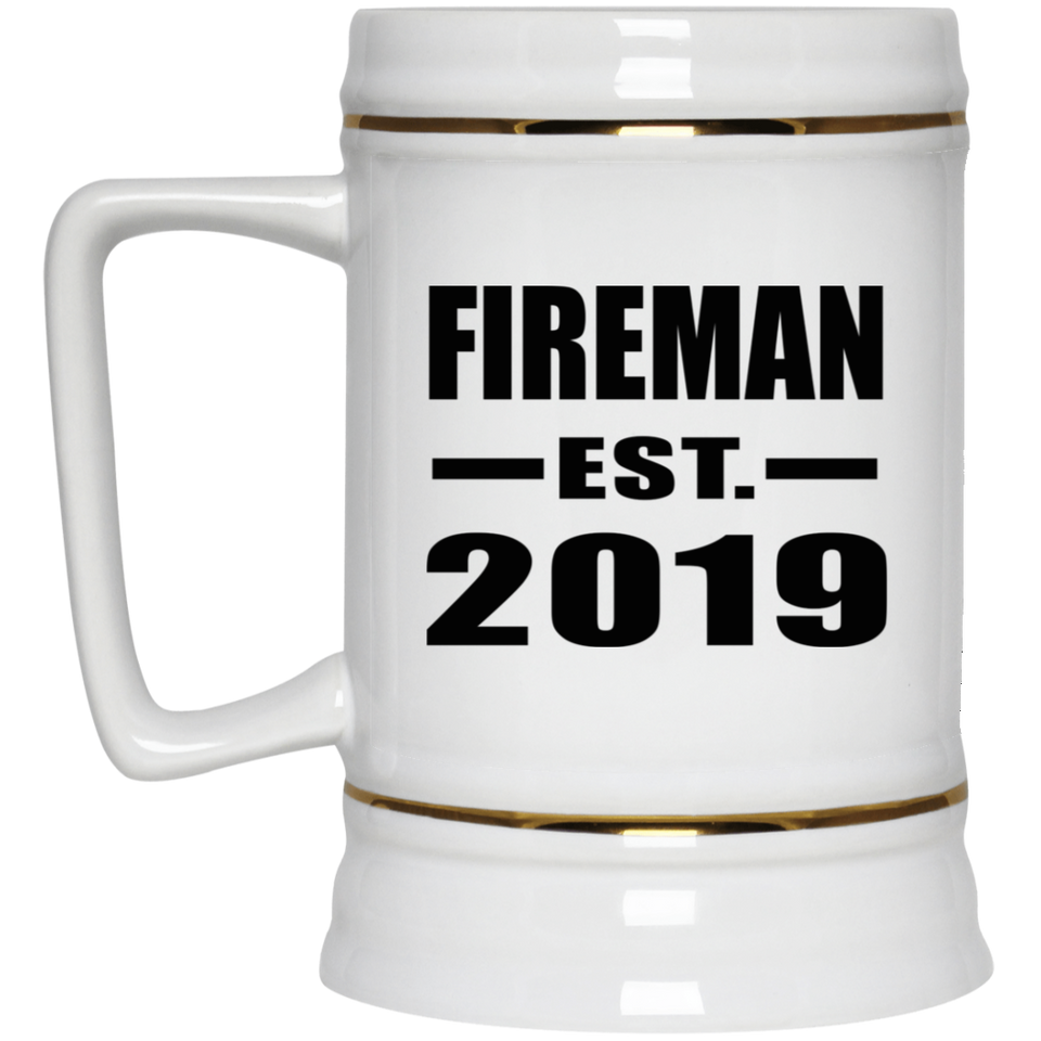 Fireman Established EST. 2019 - Beer Stein