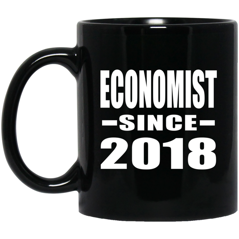 Economist Since 2018 - 11 Oz Coffee Mug Black
