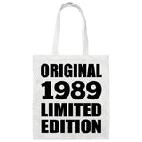 35th Birthday Original 1989 Limited Edition - Tote Bag White