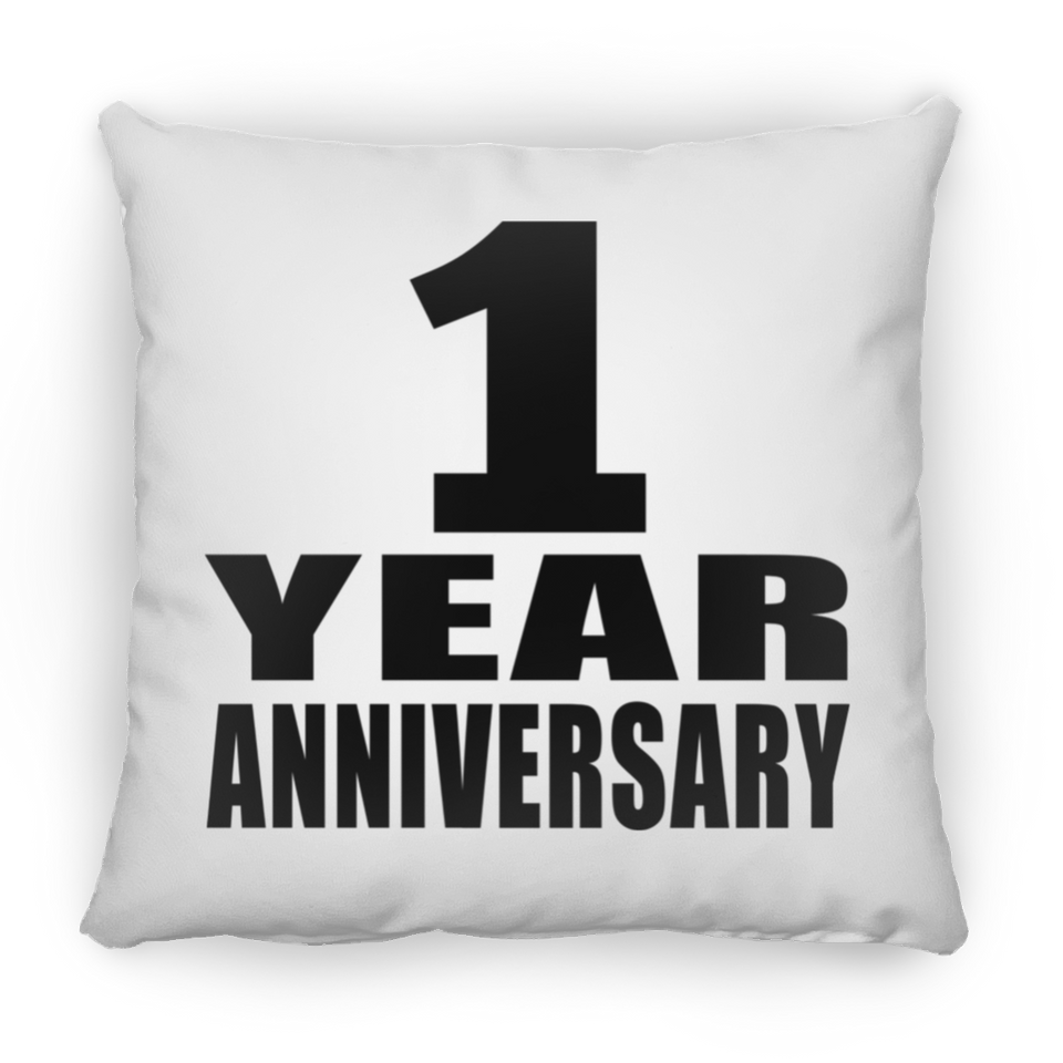 1st Anniversary 1 Year - Throw Pillow