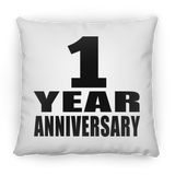 1st Anniversary 1 Year - Throw Pillow