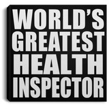 World's Greatest Health Inspector - Canvas Square