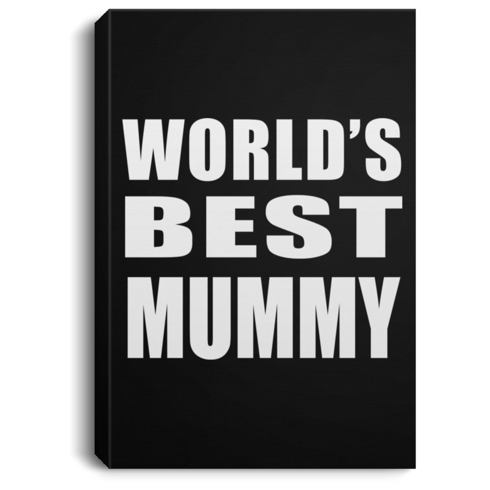 World's Best Mummy - Canvas Portrait
