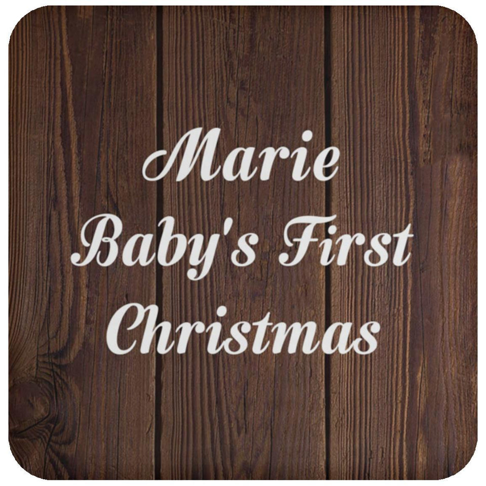 Marie Baby's First Christmas - Drink Coaster D