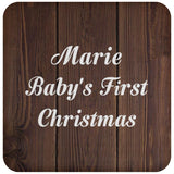 Marie Baby's First Christmas - Drink Coaster D