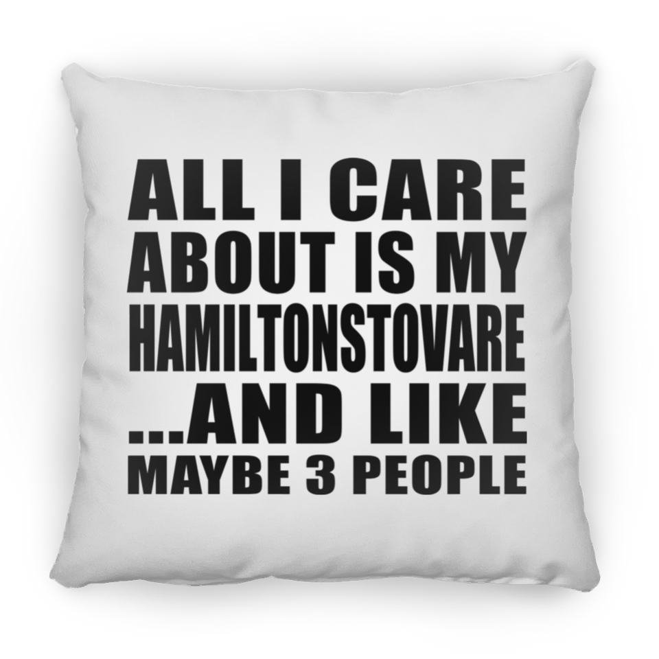 All I Care About Is My Hamiltonstovare - Throw Pillow