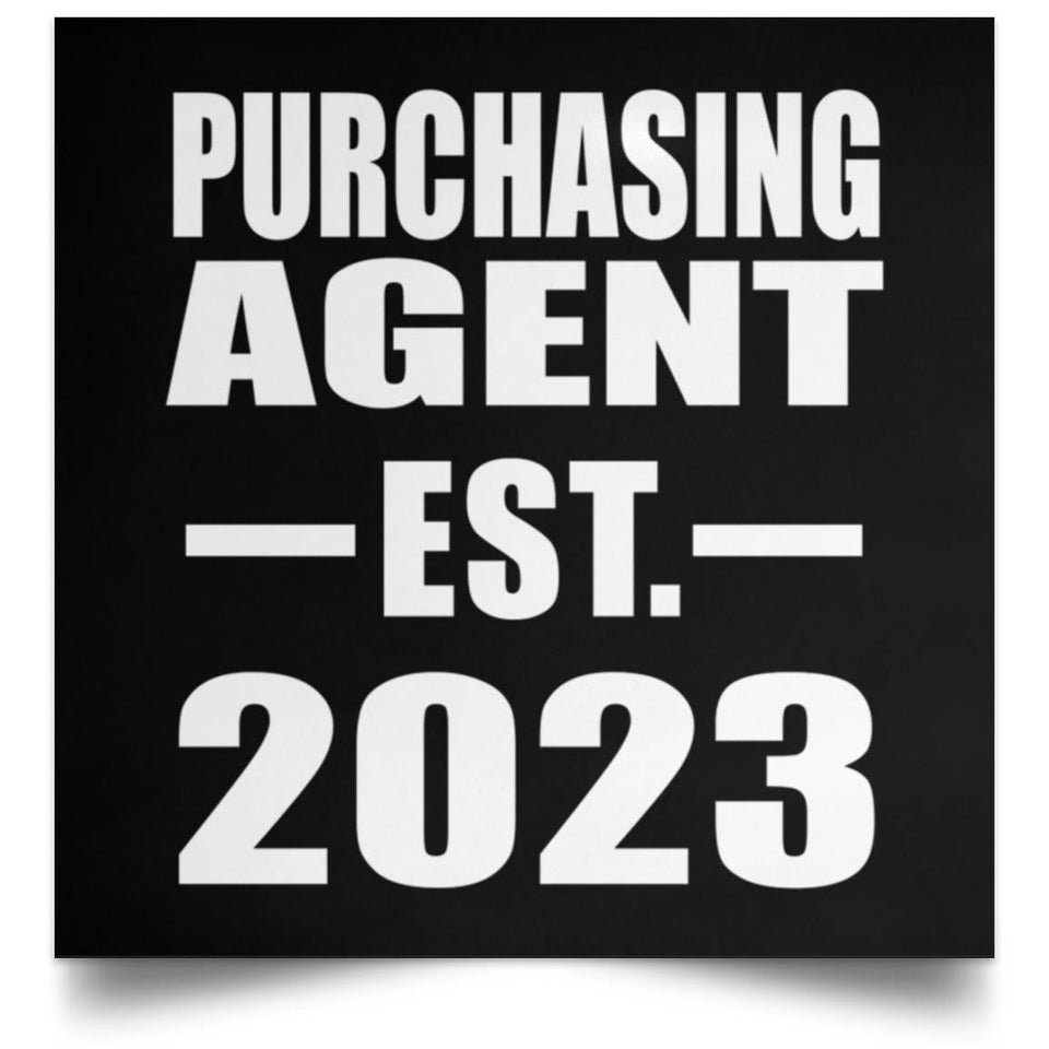 Purchasing Agent Established EST. 2023 - Poster Square