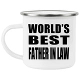 World's Best Father In Law - 12oz Camping Mug
