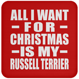 All I Want For Christmas Is My Russell Terrier - Coaster
