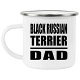 Black Russian Terrier Dad - 12oz Camping Mug