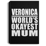 Veronica World's Okayest Mum - Canvas Portrait