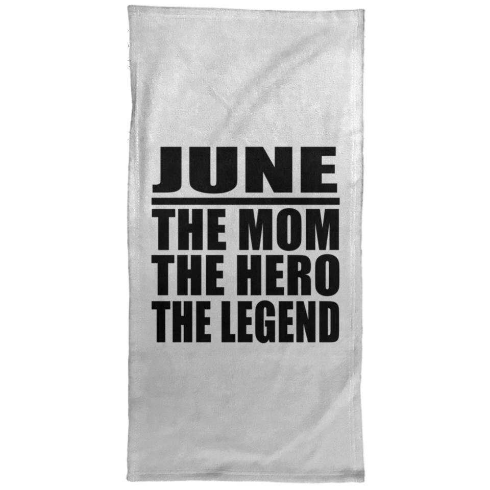 June The Mom The Hero The Legend - Hand Towel