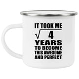 2nd Birthday Took Square Root of 4 Years To Awesome - 12oz Camping Mug
