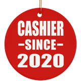 Cashier Since 2020 - Circle Ornament