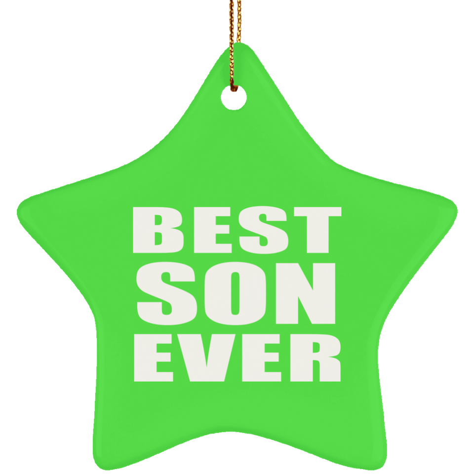 Best Son Ever - Star Ornament