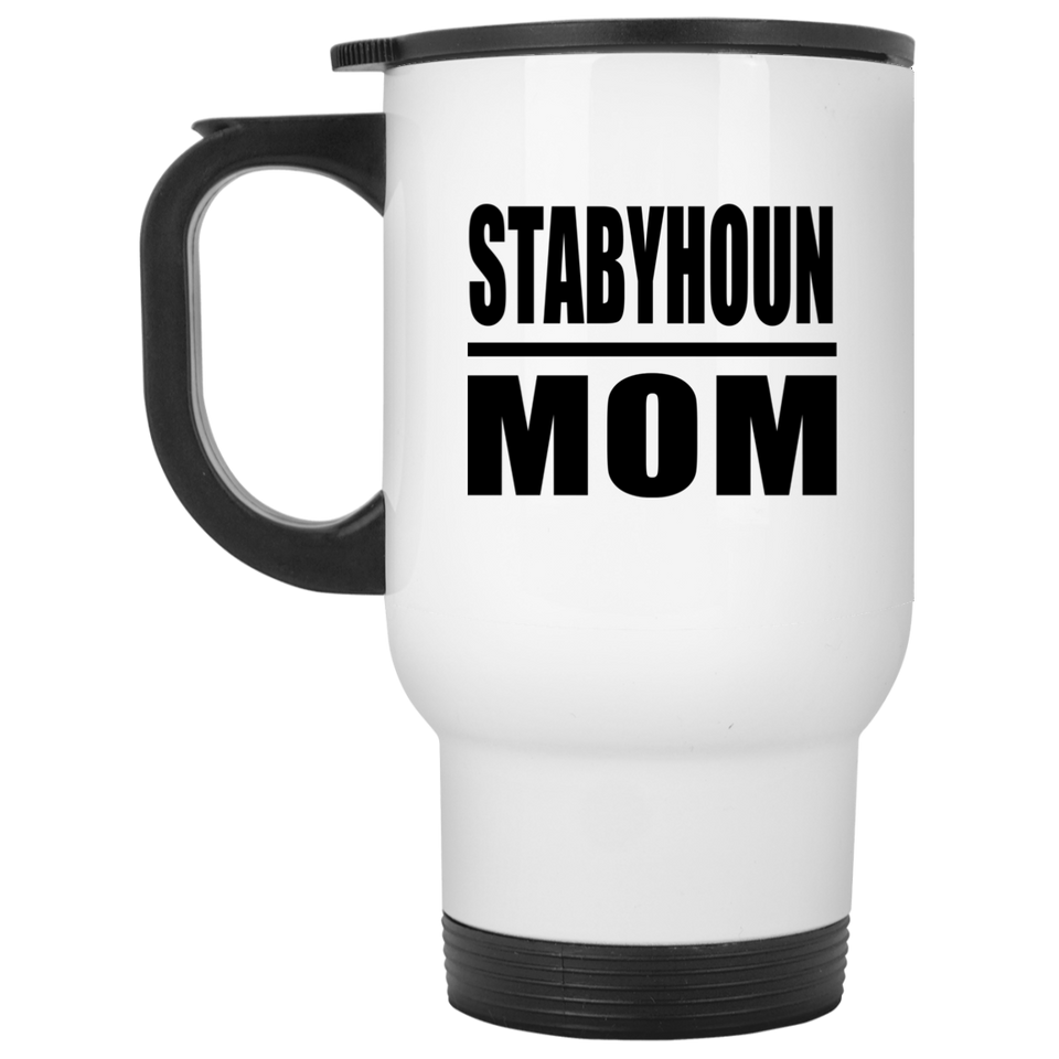 Stabyhoun Mom - White Travel Mug