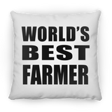 World's Best Farmer - Throw Pillow