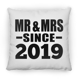 5th Anniversary Mr & Mrs Since 2019 - Throw Pillow