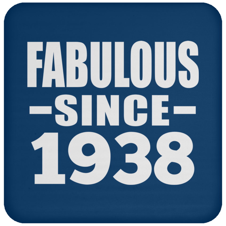 86th Birthday Fabulous Since 1938 - Drink Coaster