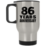 86th Anniversary 86 Years - Silver Travel Mug