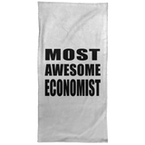 Most Awesome Economist - Hand Towel