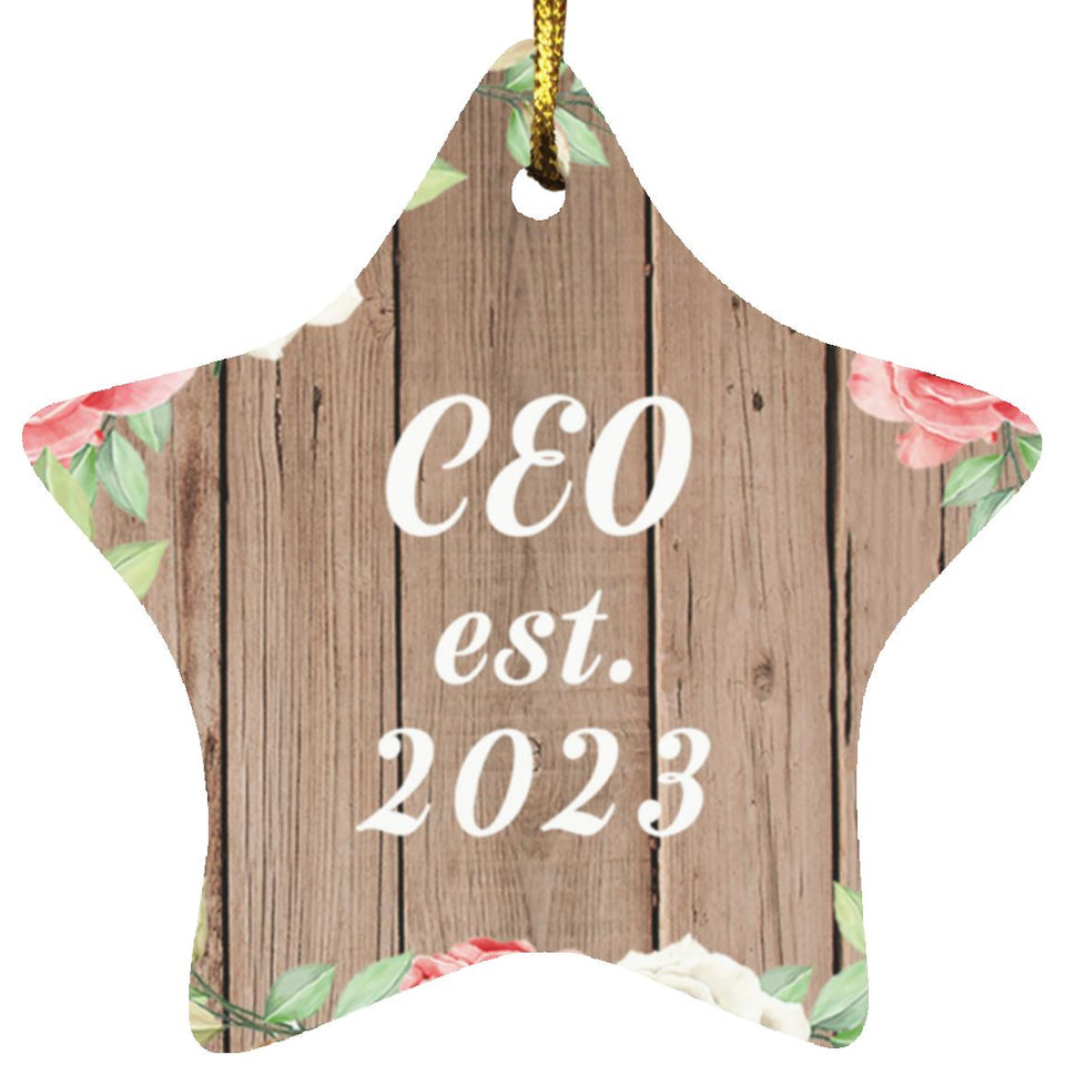 CEO Established Est. 2023 - Star Ornament B