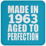 61st Birthday Made In 1963 Aged to Perfection - Coaster