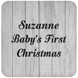 Suzanne Baby's First Christmas - Drink Coaster F