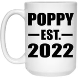 Poppy Established EST. 2022 - 15oz Coffee Mug