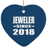 Jeweler Since 2018 - Heart Ornament