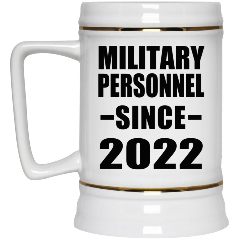 Military Personnel Since 2022 - Beer Stein