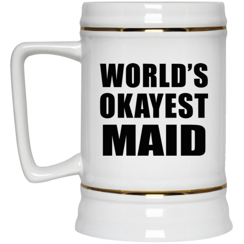 World's Okayest Maid - Beer Stein