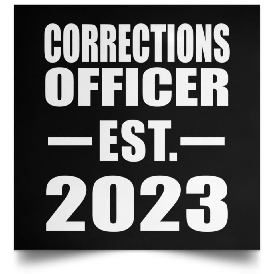 Corrections Officer Established EST. 2023 - Poster Square