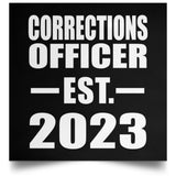 Corrections Officer Established EST. 2023 - Poster Square