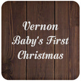 Vernon Baby's First Christmas - Drink Coaster D