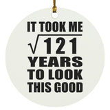 11th Birthday Took Square Root of 121 Years To Look Good - Circle Ornament