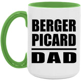 Berger Picard Dad - 15oz Accent Mug Green