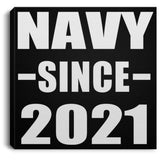 Navy Since 2021 - Canvas Square
