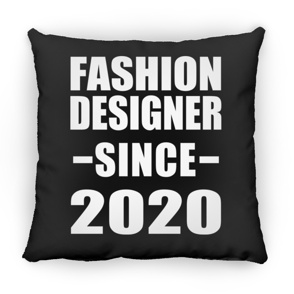 Fashion Designer Since 2020 - Throw Pillow Black