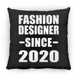 Fashion Designer Since 2020 - Throw Pillow Black