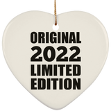 2nd Birthday Original 2022 Limited Edition - Heart Ornament
