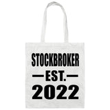 Stockbroker Established EST. 2022 - Tote Bag White
