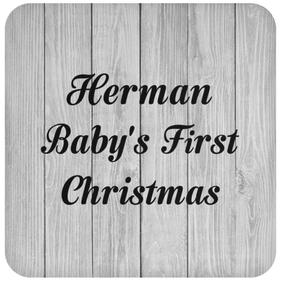 Herman Baby's First Christmas - Drink Coaster F