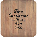First Christmas With My Son 2022 - Drink Coaster C